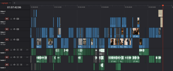 Editing Timeline