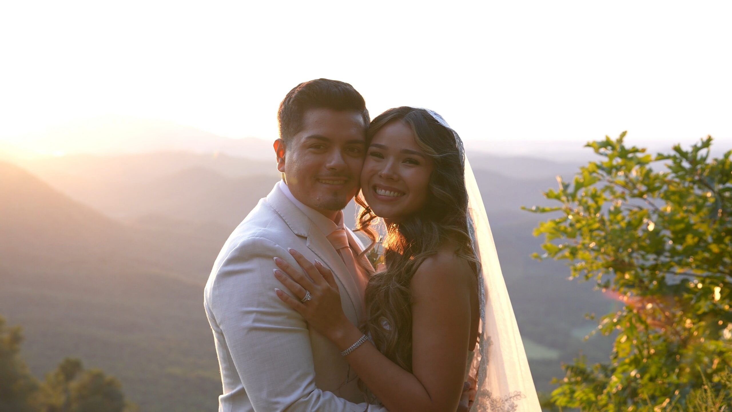 Standard cinematic grade of the couple